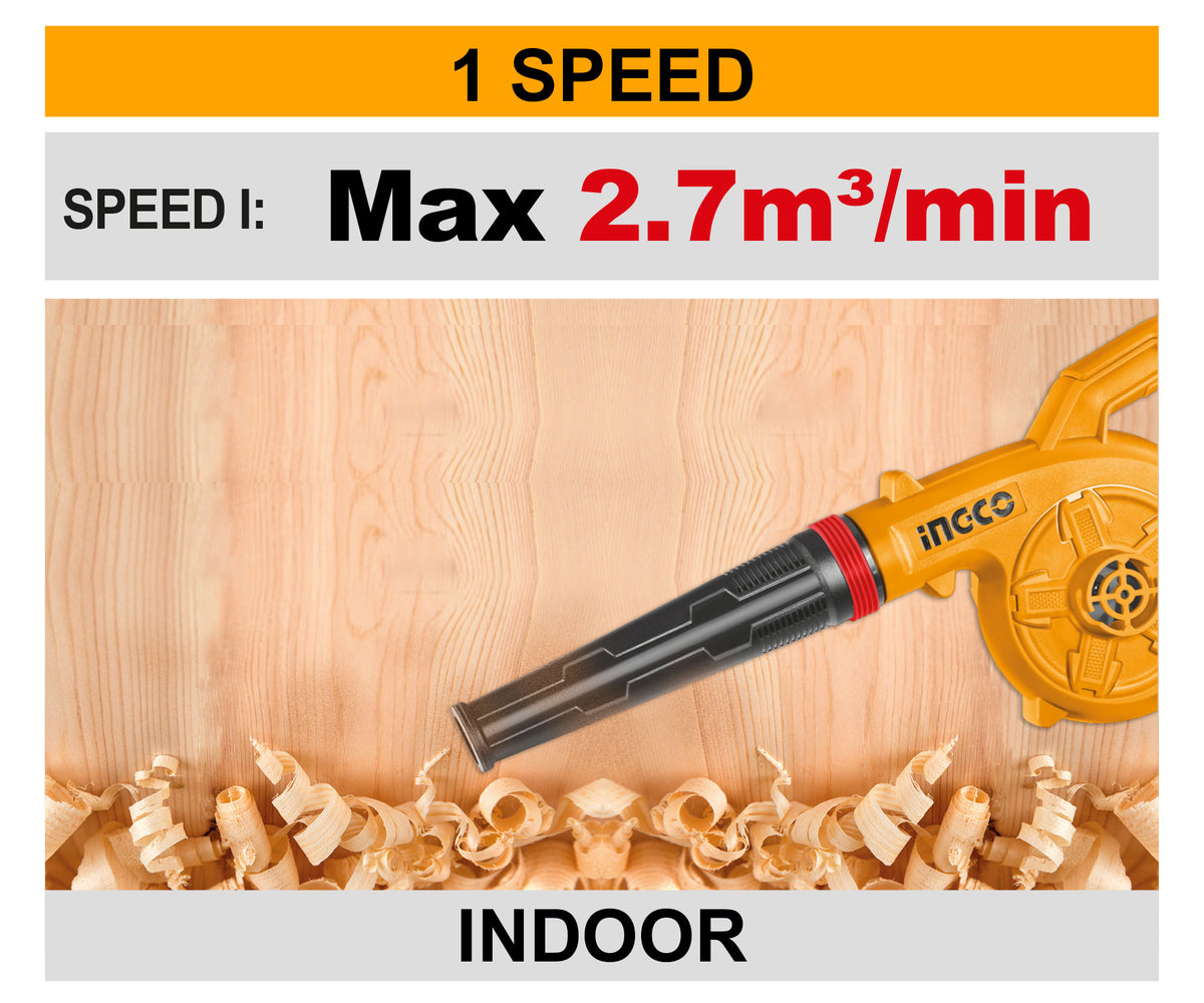 INGCO CABLI20781 Cordless Blower 20V - 2.7m³/min with 2.0Ah Battery