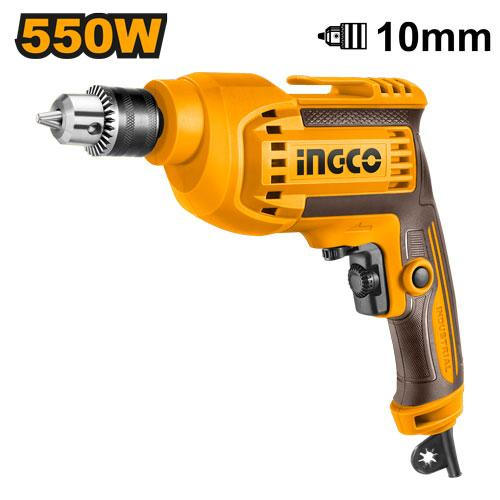 INGCO ED55038 550W 10mm Electric Drill with Variable Speed and Forward Reverse Switch