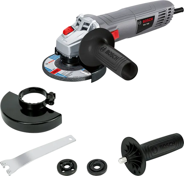 Bosch WS 700 Angle Grinder with accessories