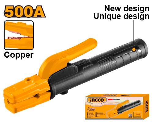 INGCO WAH5008 500A Electrode Holder Netherlands Type Copper Contact Unique Design MMA Welding Machines Color Box
